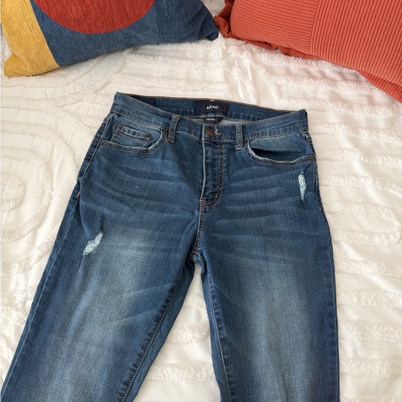 Aeropostale Denim - AERO Blue Distressed Jeans